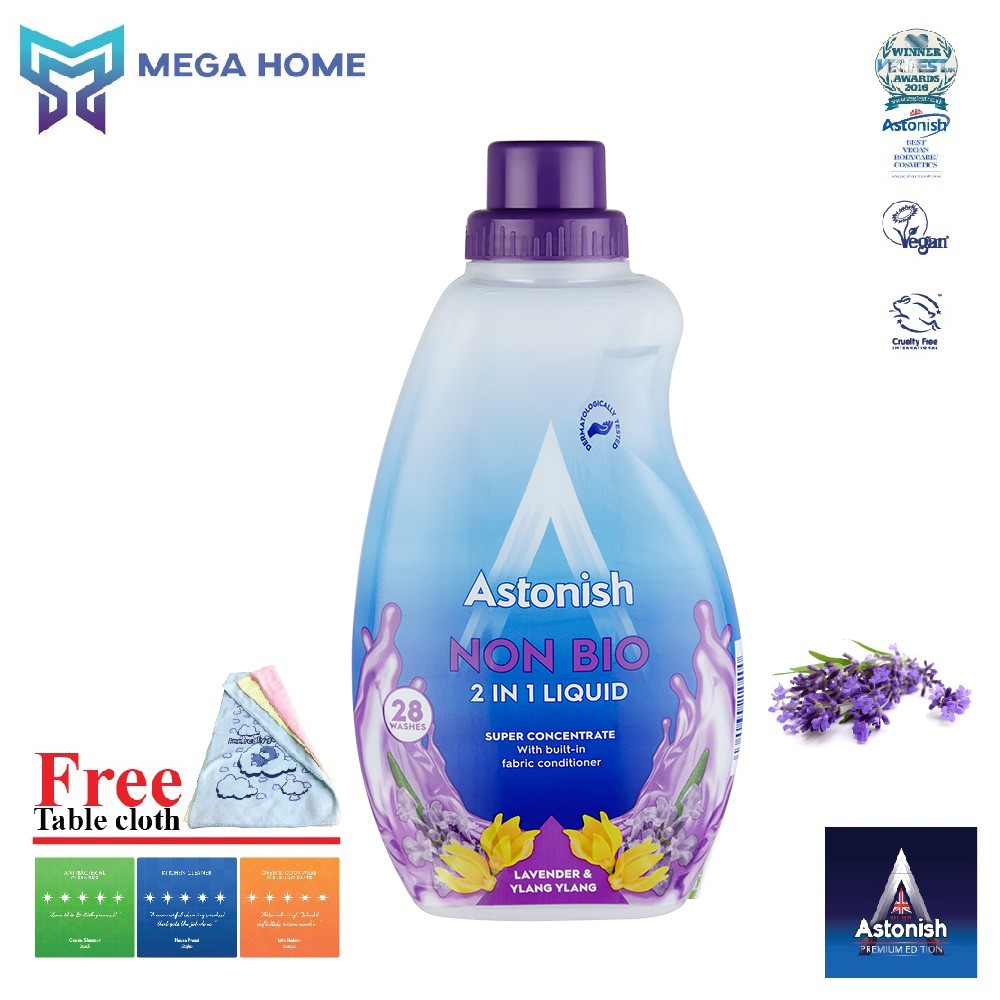 Astonish Laundry Detergent Non Bio 2 in 1 Lavender & Ylang Ylang