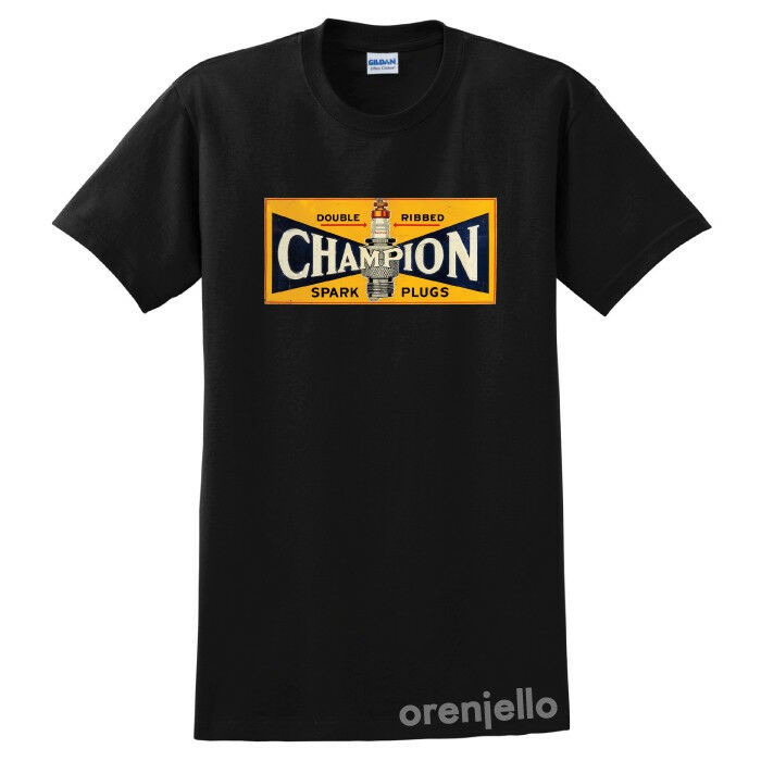 champion spark plug t shirt