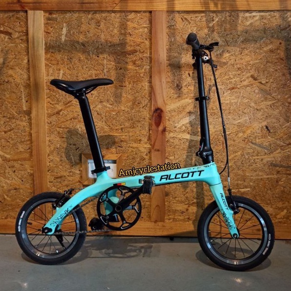 ALCOTT ZO 14" CARBON FOLDING BIKE Shopee Malaysia