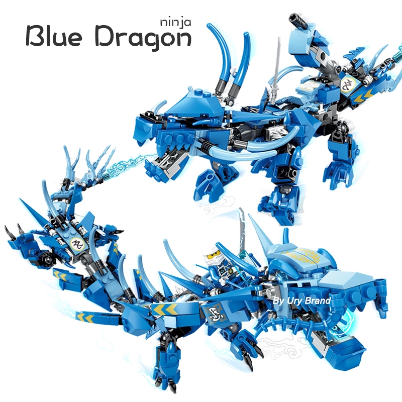 lego dragon blue