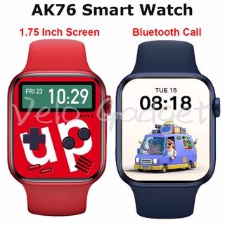 [Malaysia Stock] AK76 Smart Watch With 1 Mini Game 1.75 Inch Touch Screen Music Bluetooth Call Heart Rate Blood  Pressur