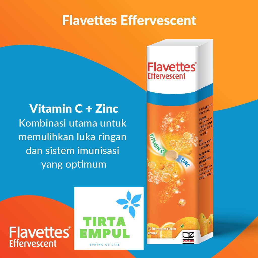 Flavettes Effervescent Vitamin C Zinc 30 Tablets Exp 21 Shopee Malaysia