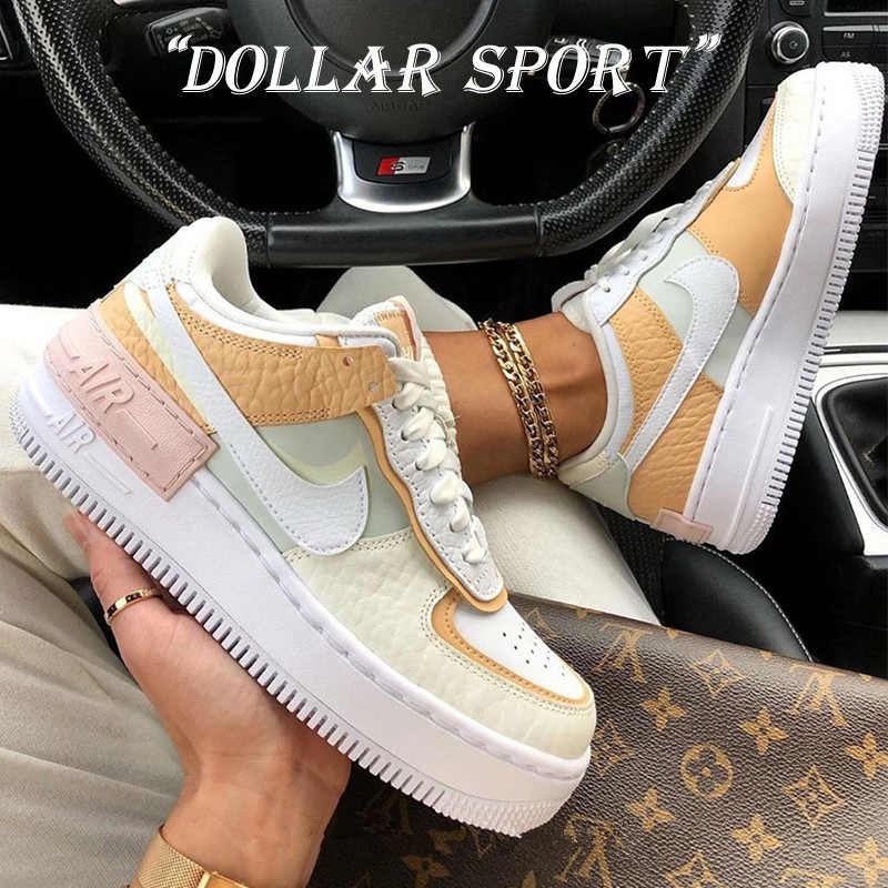 air force 1 shadow se leather sneakers