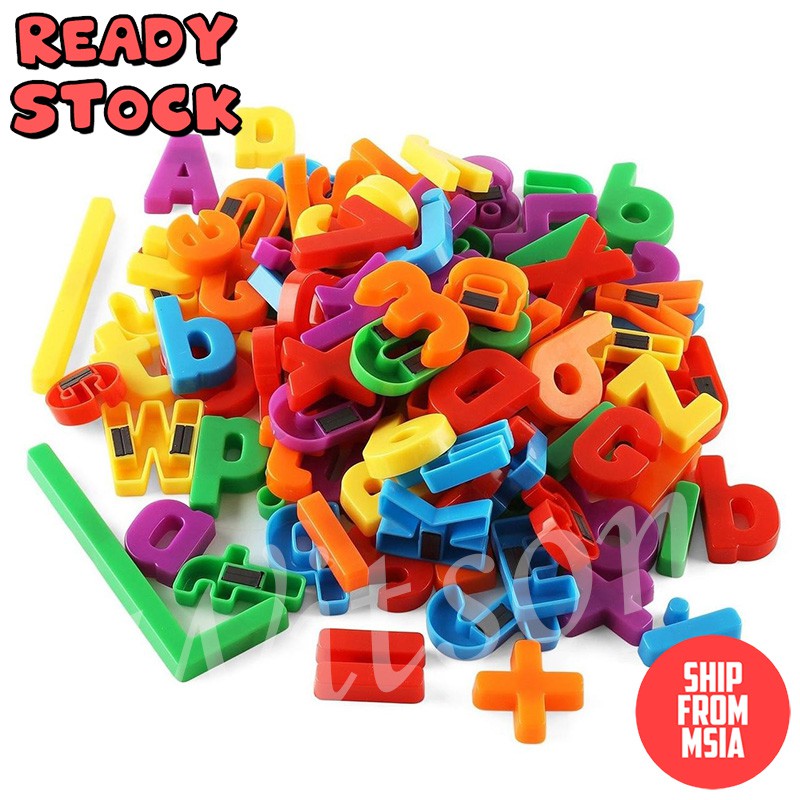 Magnetic Letters Numbers Symbols Toy Abc 123 Magnetic Alphabet Kids