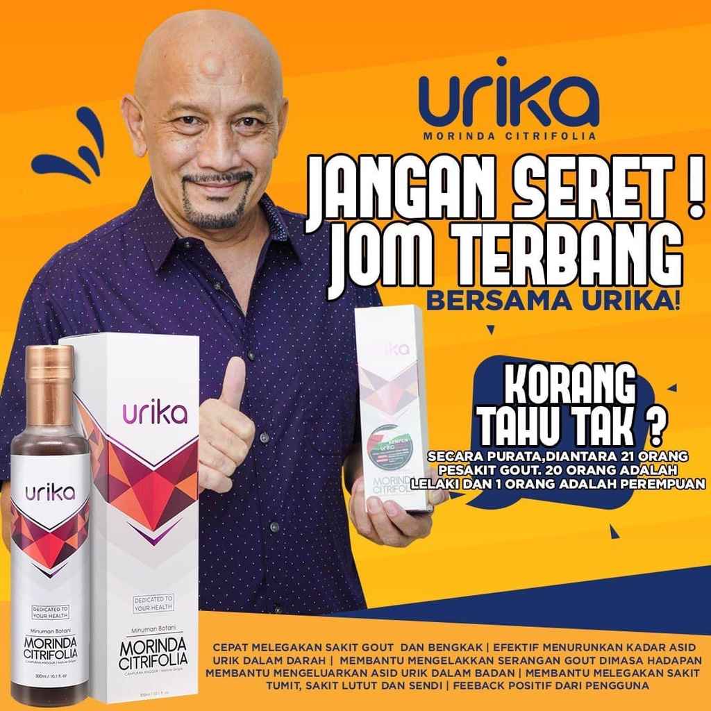 Jus Urika Penawar Gout Turunkan Asid Urik Shopee Malaysia