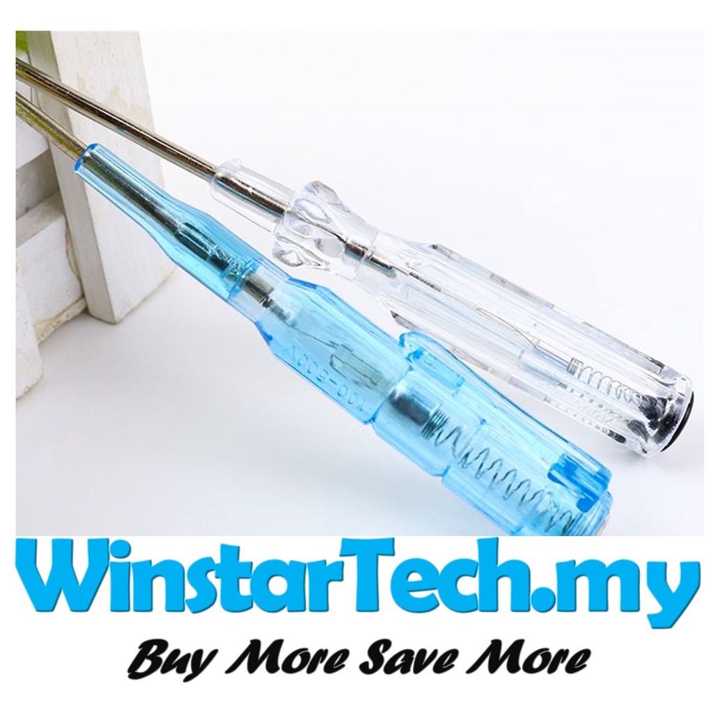 Electrical Test Pen Electrician AC Voltage Detector Screwdriver Pens