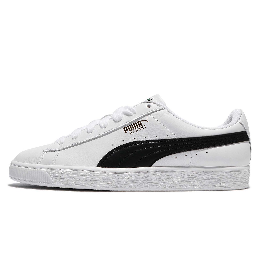 puma basket classic lfs white black