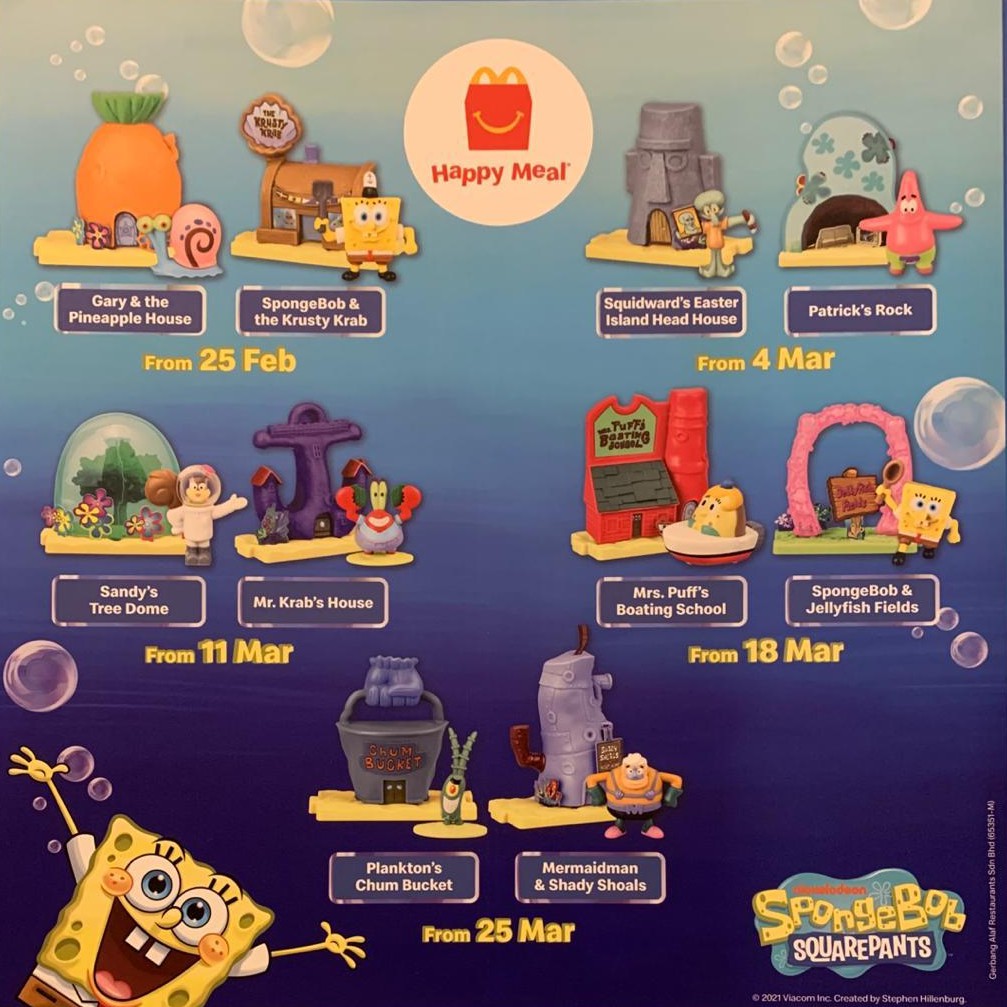 2021 malaysia happy meal october toys For Disney