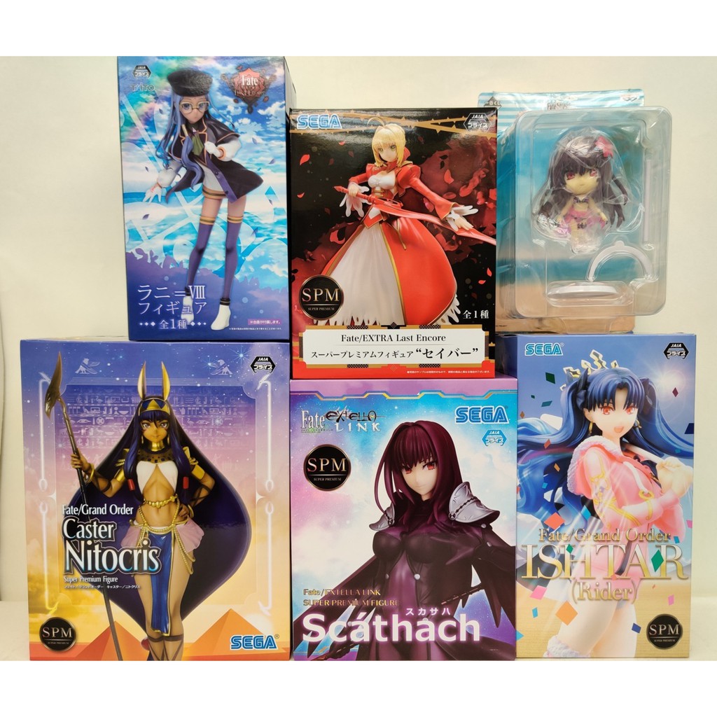 Fate Series Figure Nero Claudius Scathach Nitocris Ishtar Rani Viii