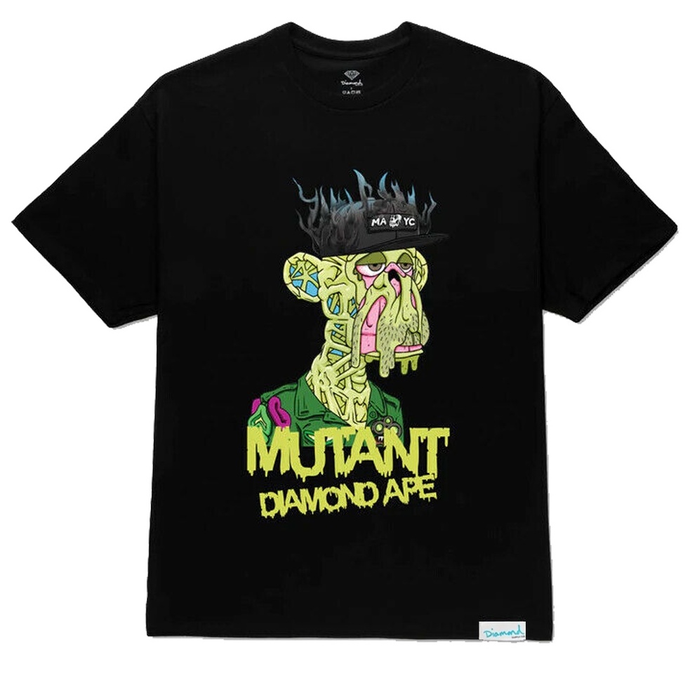 [CLEARANCE] Diamond Supply Co. x BAYC Military Mutant Ape SST Black Tee (8060822)