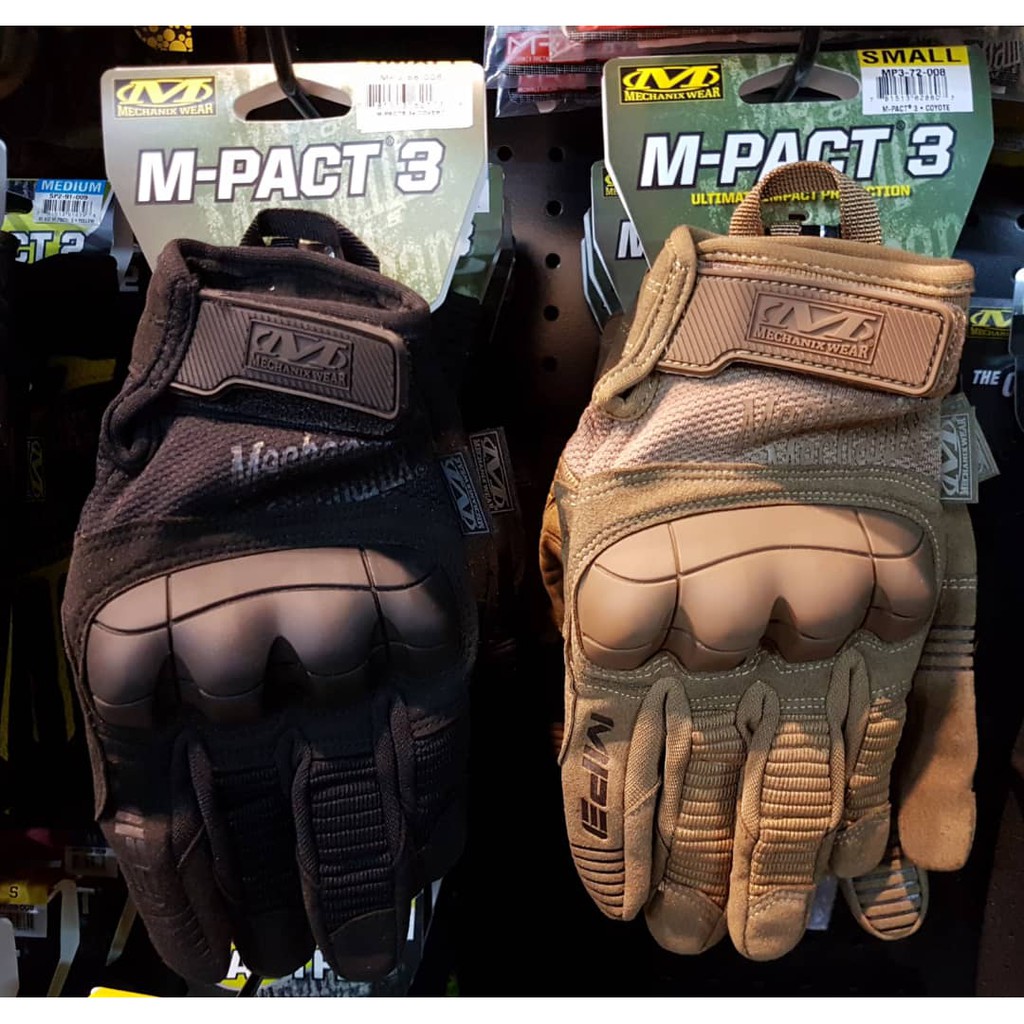Authentic Mechanix Wear Mpact 3 Heavy Duty Combat Glove Shopee Malaysia