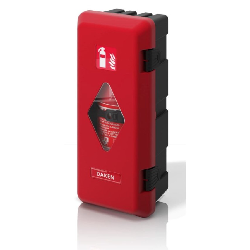 Fire Extinguisher Cabinet Plastic Type Brand Daken Italy Made | Shopee ...