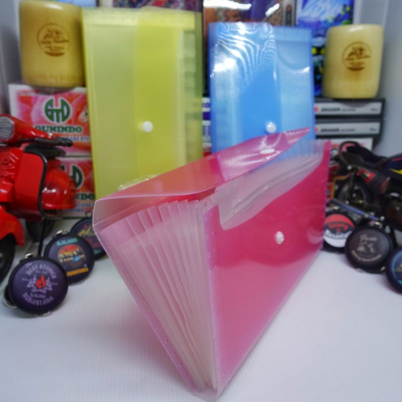 Expanding file giro Receipt map Bulkhead Wallet Check folder Shopee