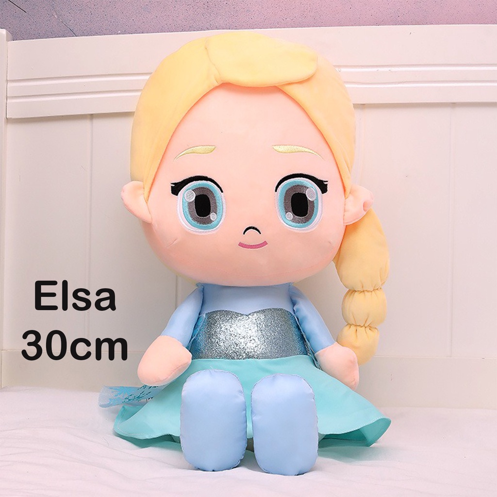 FREE GIFT  Frozen Toys Kids Soft Toys Anna Elsa Plush Soft Doll Toy 
