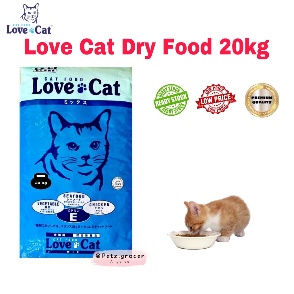 Love Cat Food Makanan Kucing 20KG Premium Cat Food