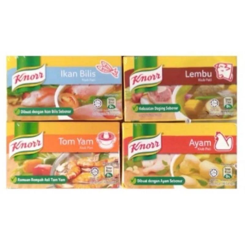 Buy Knorr Cube Kiub Pati Tomyam Ayam Ikan Bilis 20g 60g Seetracker Malaysia