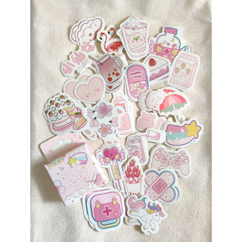 Cute Kawaii 46pcs sticker set scrapbooking for Daily planner book ...