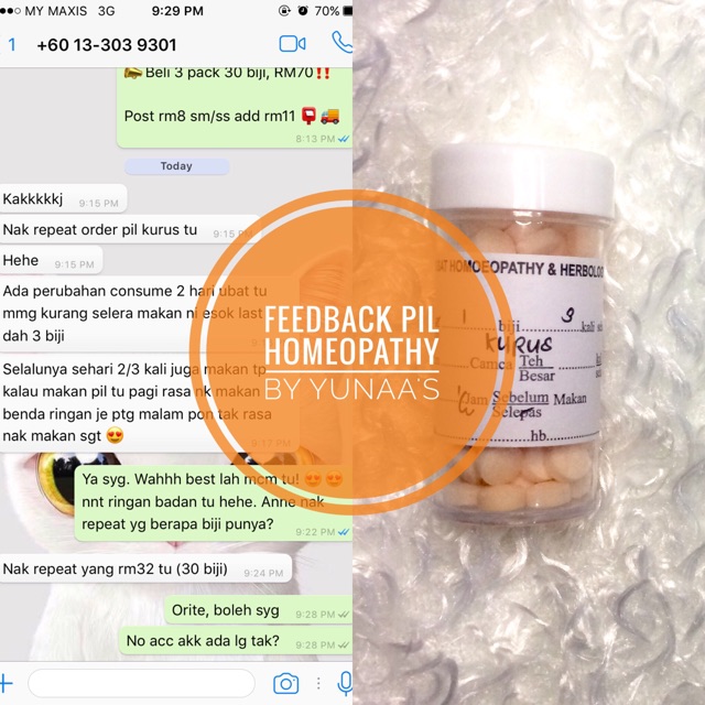 Pil Kurus Homeopathy Shopee Malaysia