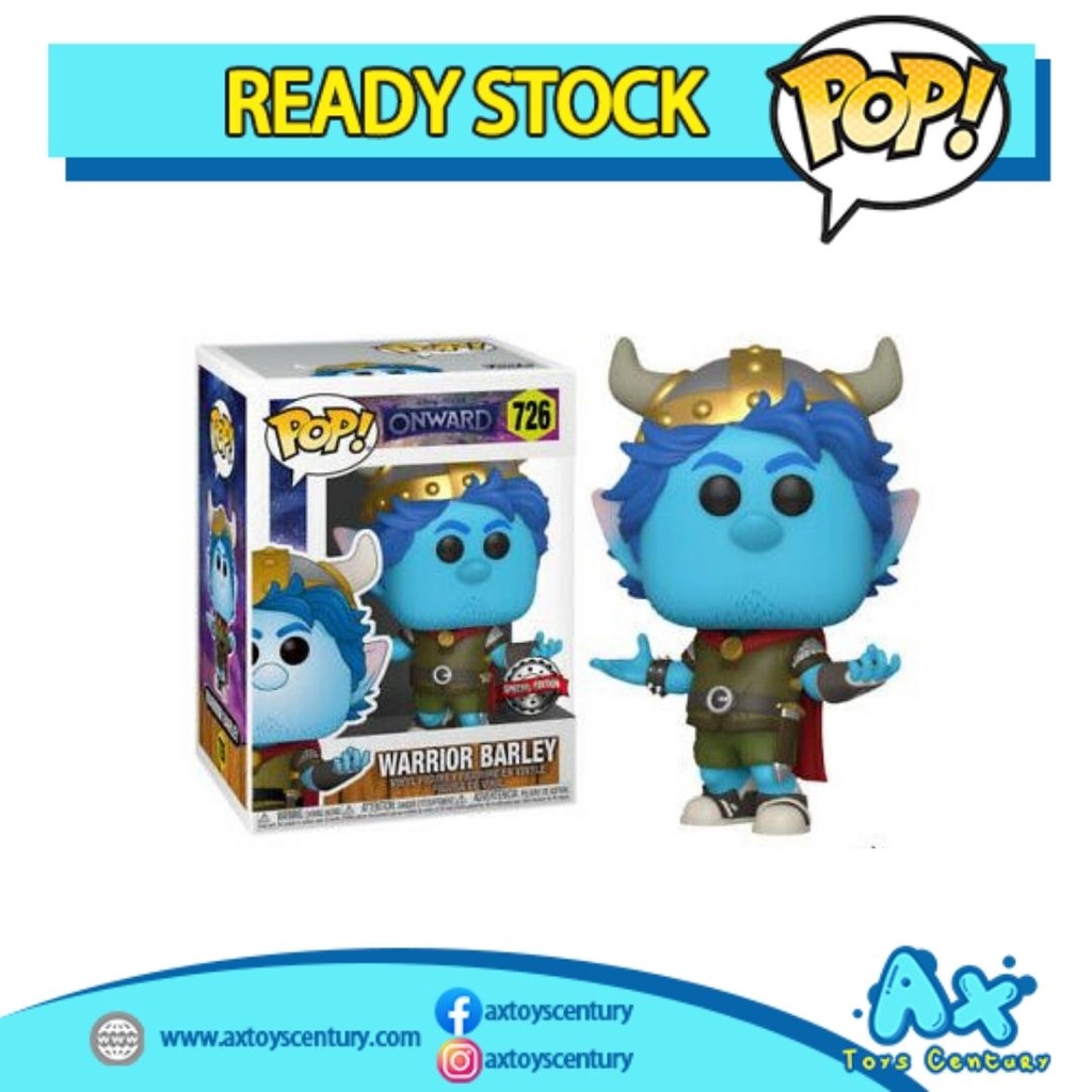 Funko Pop! Disney Onward - Warrior Barley #726 Special Edition 100% Genuine
