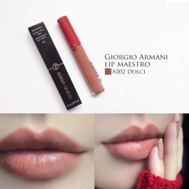 giorgio armani lip maestro 202