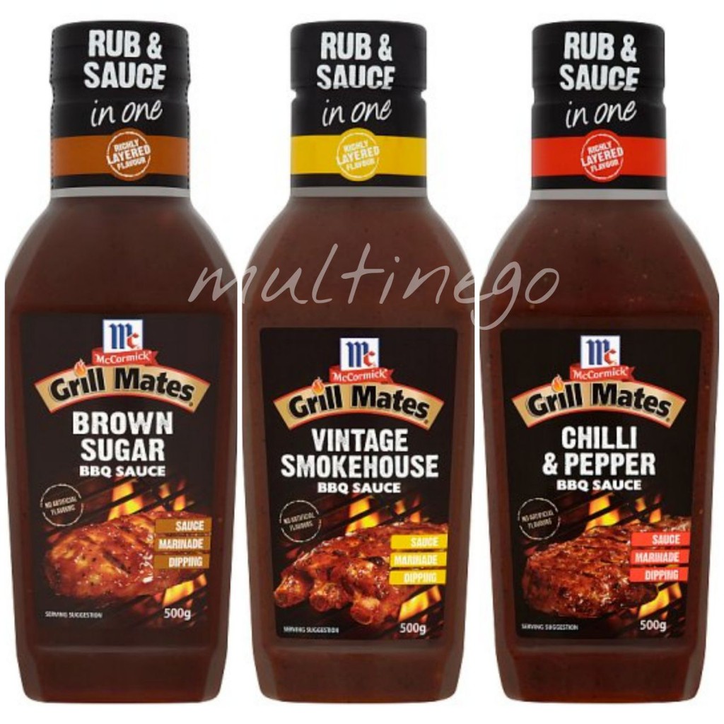 McCormick Grill Mates Vintage Smokehouse / Chilli & Pepper / Brown