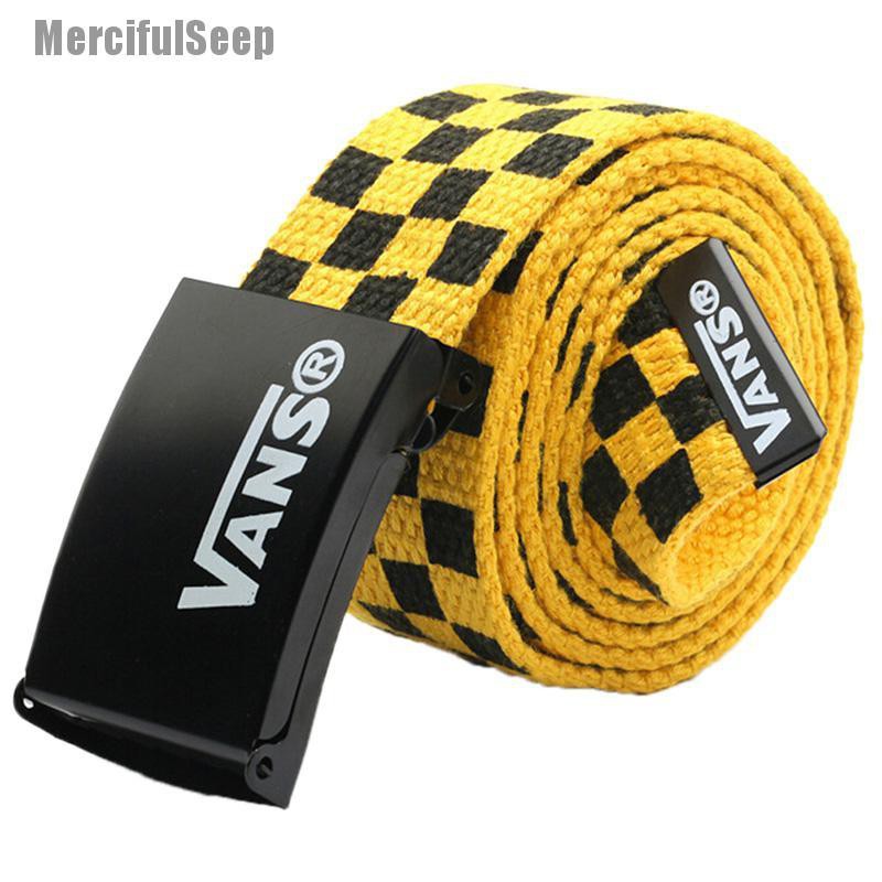 vans canvas belt