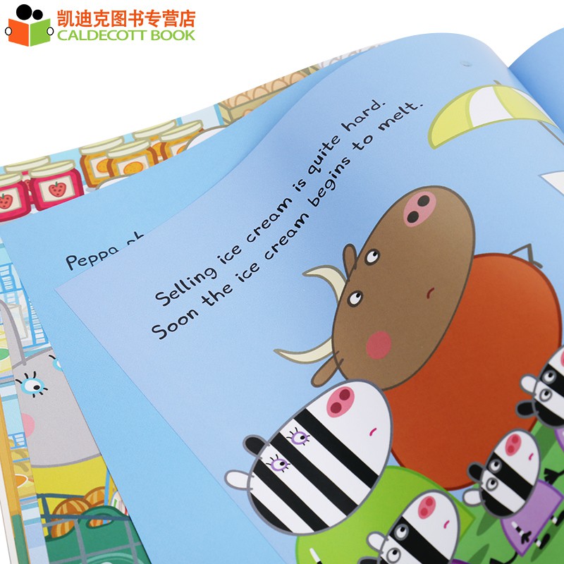 佩奇 English Original Picture Book Reading Version Peppa Pig Miss Rabbit S Day Off English Enlightenment Cognitionpv25 Shopee Malaysia