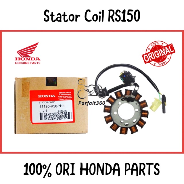 100% ORIGINAL HONDA RS RS150 V1 V2 SONIC u0026 GTR SUPRA Stator 