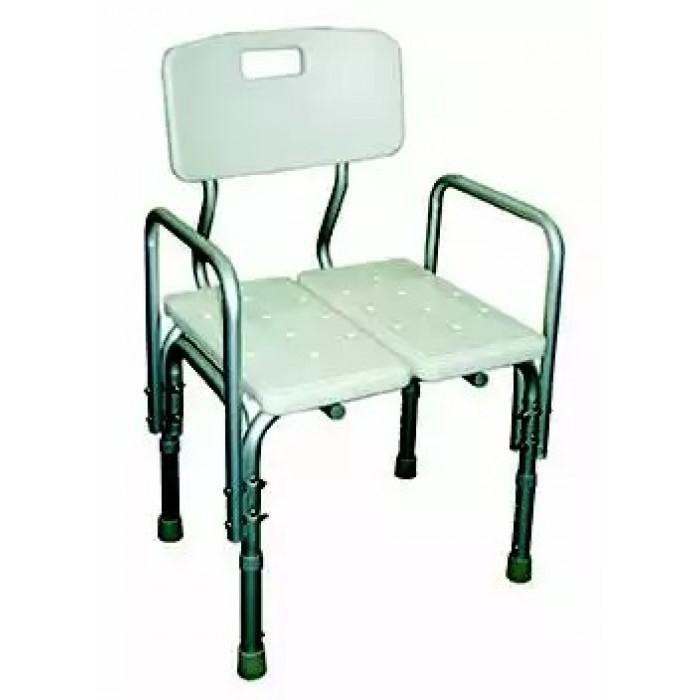 Aluminium Shower Chair With Adjustable Bath Bench And Two Sitting