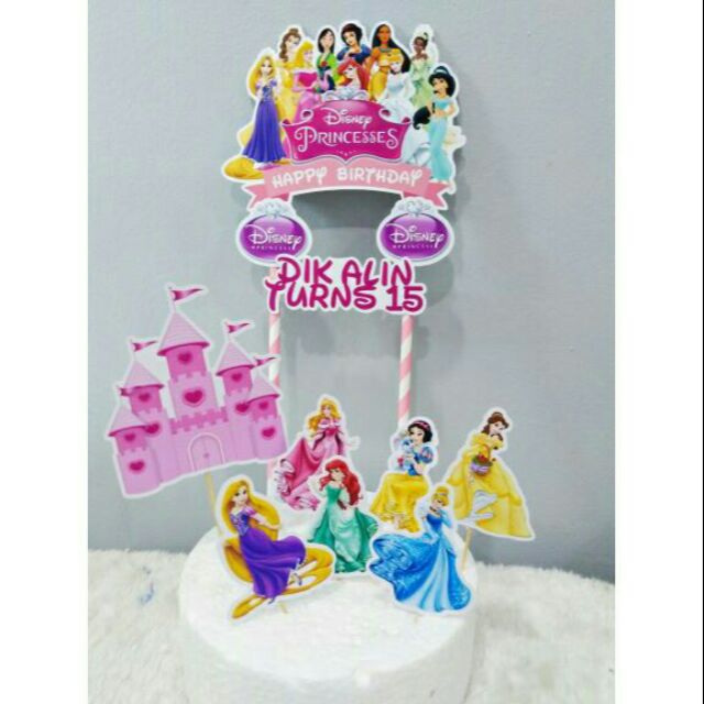 Disney Princess Cake Topper Shopee Malaysia