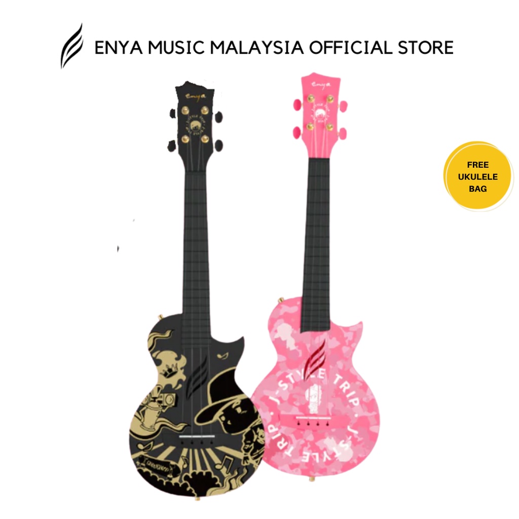 Enya J-Style Trip Series Nova U 23" Concert Ukulele with Bag, Accessories and Jay Chou Limited Edition Merchandise