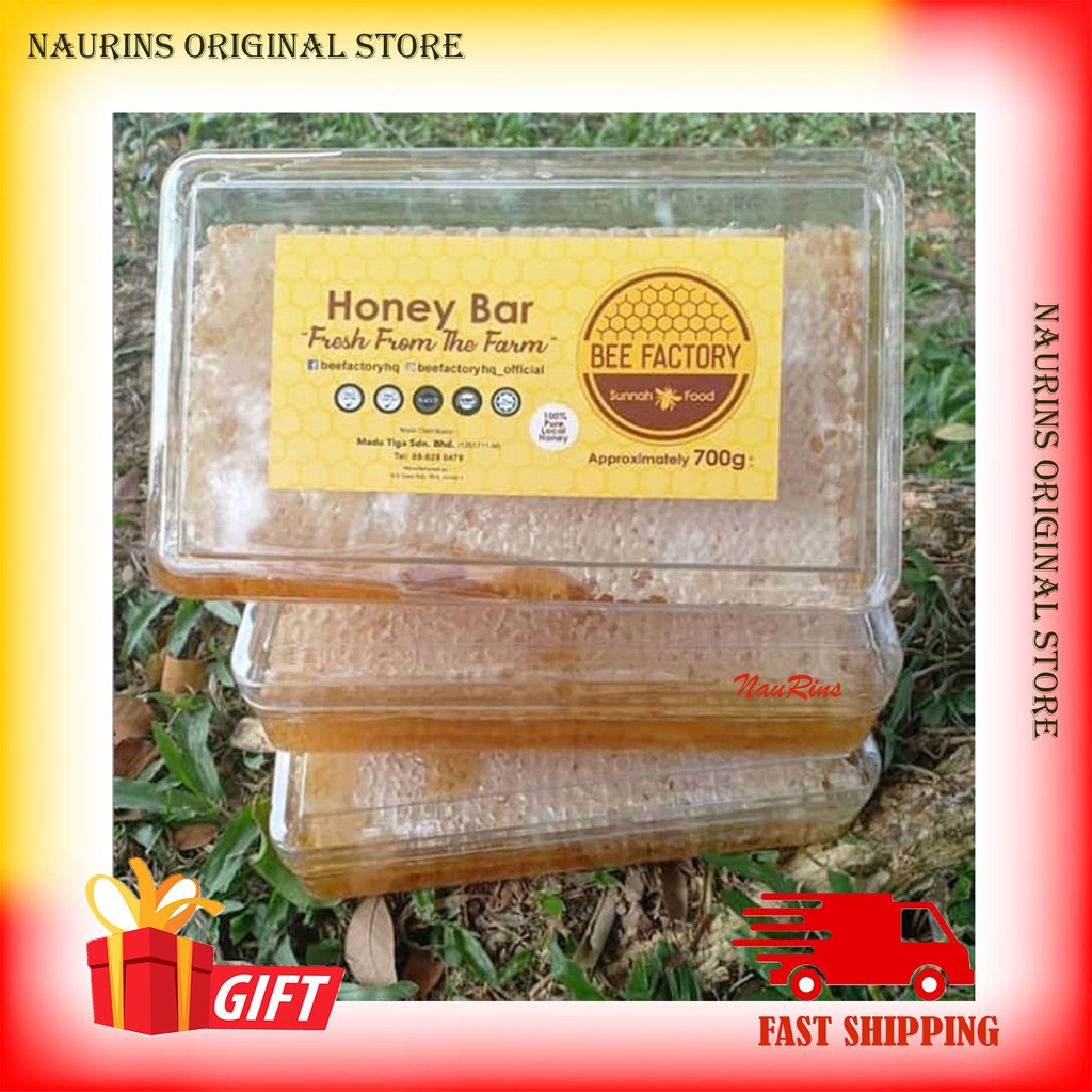 MADU SARANG 700 GM SHUIB ORIGINAL HONEY BEE FACTORY 100% MADU ASLI