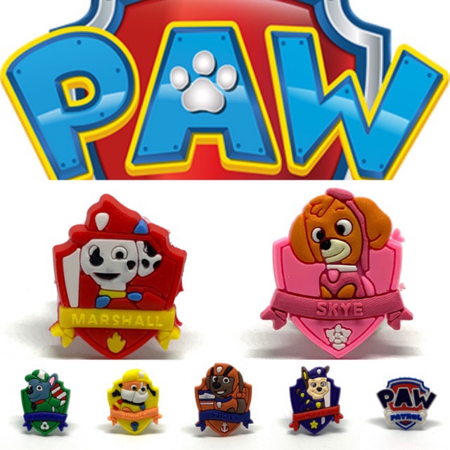 paw patrol jibbitz