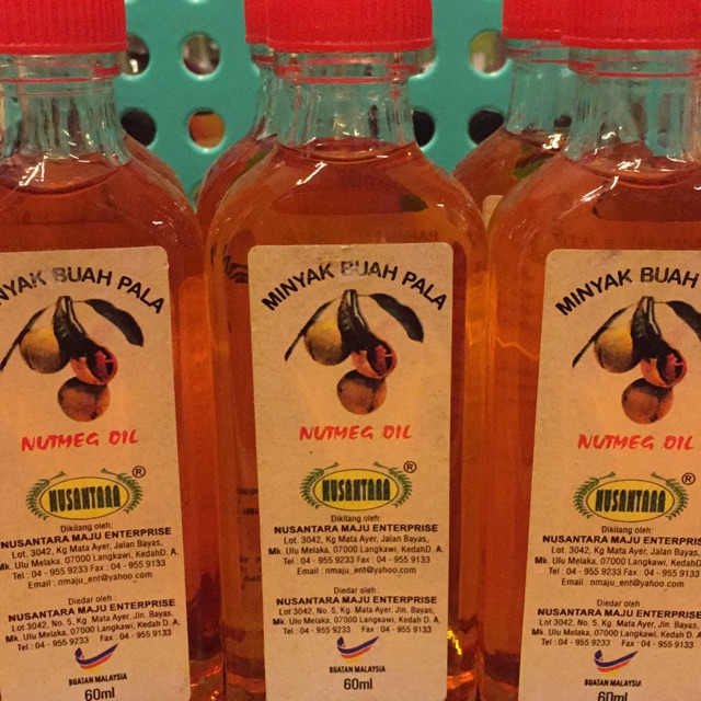 minyak buah pala nusantara(nutmeg oil) Shopee Malaysia