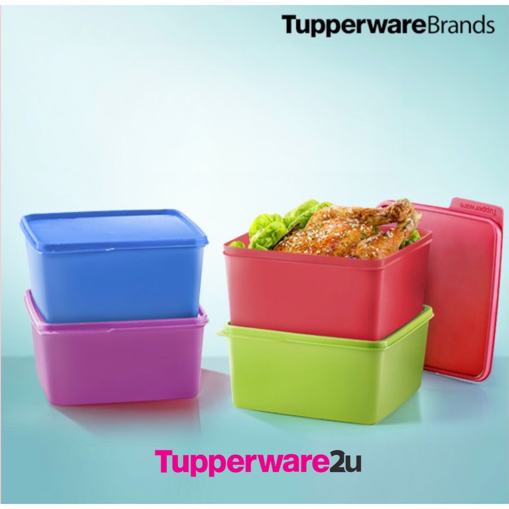 (New)(Ready stock) Tupperware Snack & Stack (4 pcs) 2.5L (Special Festive Offer)(June 2021 promo)