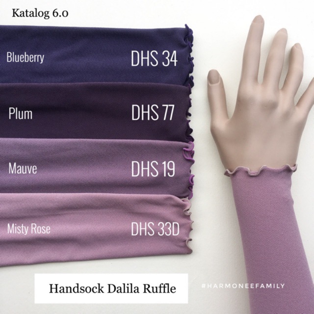 Handsock dalila single ruffle FREE POUCH BAG ❤️