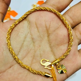  Gelang  Tangan Ekor  Kucing  Padu Emas 916 Shopee Malaysia