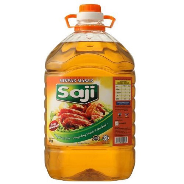 Saji Cooking Oil Masak  Minyak  5KG Shopee Malaysia