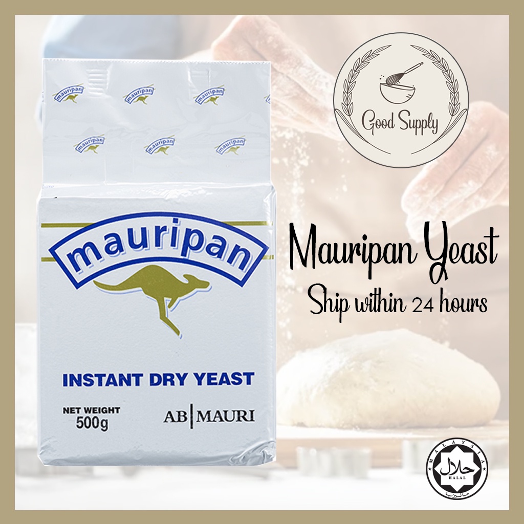 Mauripan Instant Dry Yeast 500g | Mauripan Yis Segera | Ragi Ibu Roti (Halal) by Good Supply