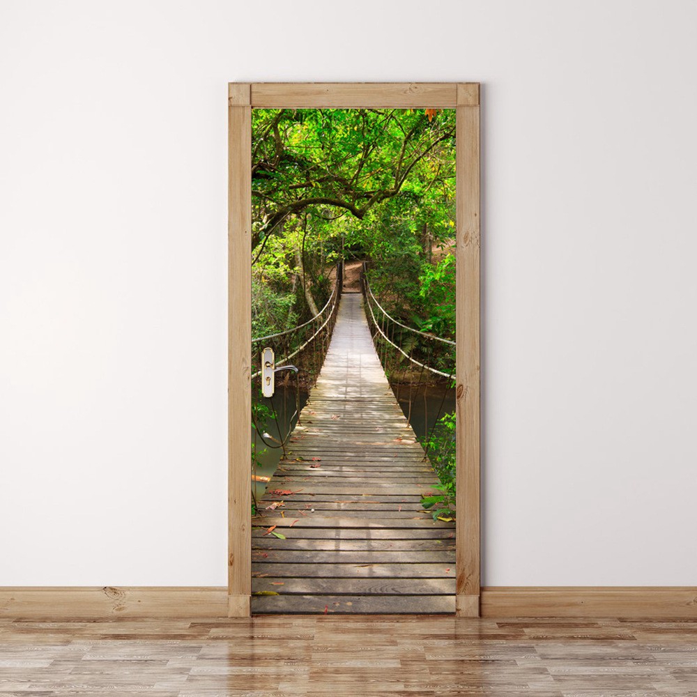 Waterproof Doors Poster Wall Decal Sticker For Living Room Bedroom Home Decor