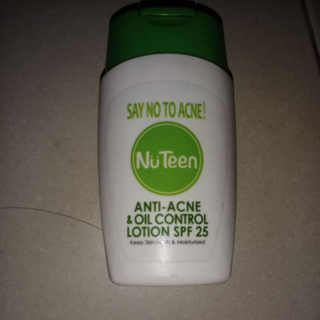 nuteen anti acne and oil control lotion