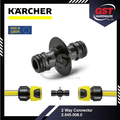 Karcher Two Way Connector for Connecting Two Hoses Penyambung Getah