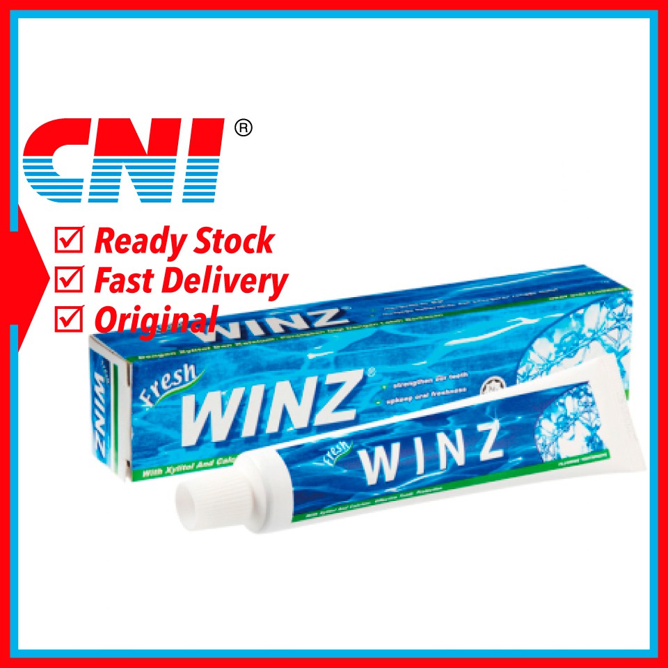 Cni Winz Fluoride Toothpaste 75g With Xylitol Calcium And Phosphate Strengthen Teeth Clean Fresh Shopee Malaysia