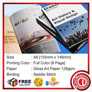 [KODE] Color Soft Cover Hard Cover Booklet Printing Photography Book A6 Printing Saddle Stitch Perfect Binding