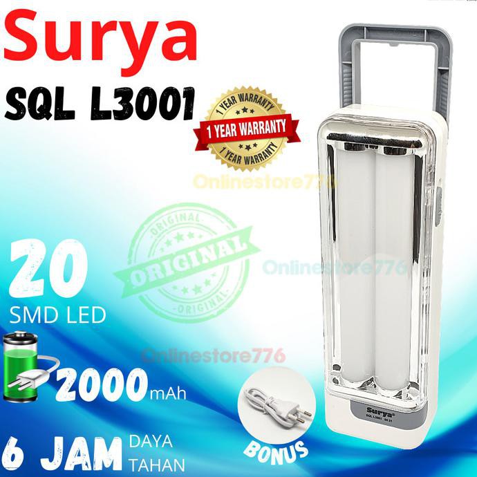 Solar Lights SQL L3001 AMPU EMERGENCY Flashlight EMERGENCY Lights ...