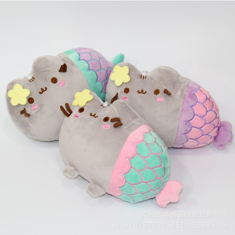 cat mermaid plush