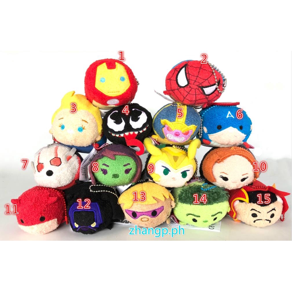 Tsum Tsum Avengers Spiderman Captain America Thanos Loki IronMan Plush Toy  | Shopee Malaysia