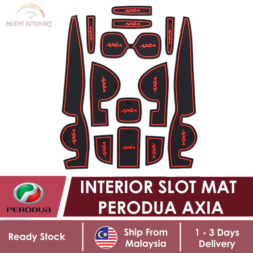 [FACTORY PRICE] Perodua Axia 2014-2019 Interior Slot Mat 