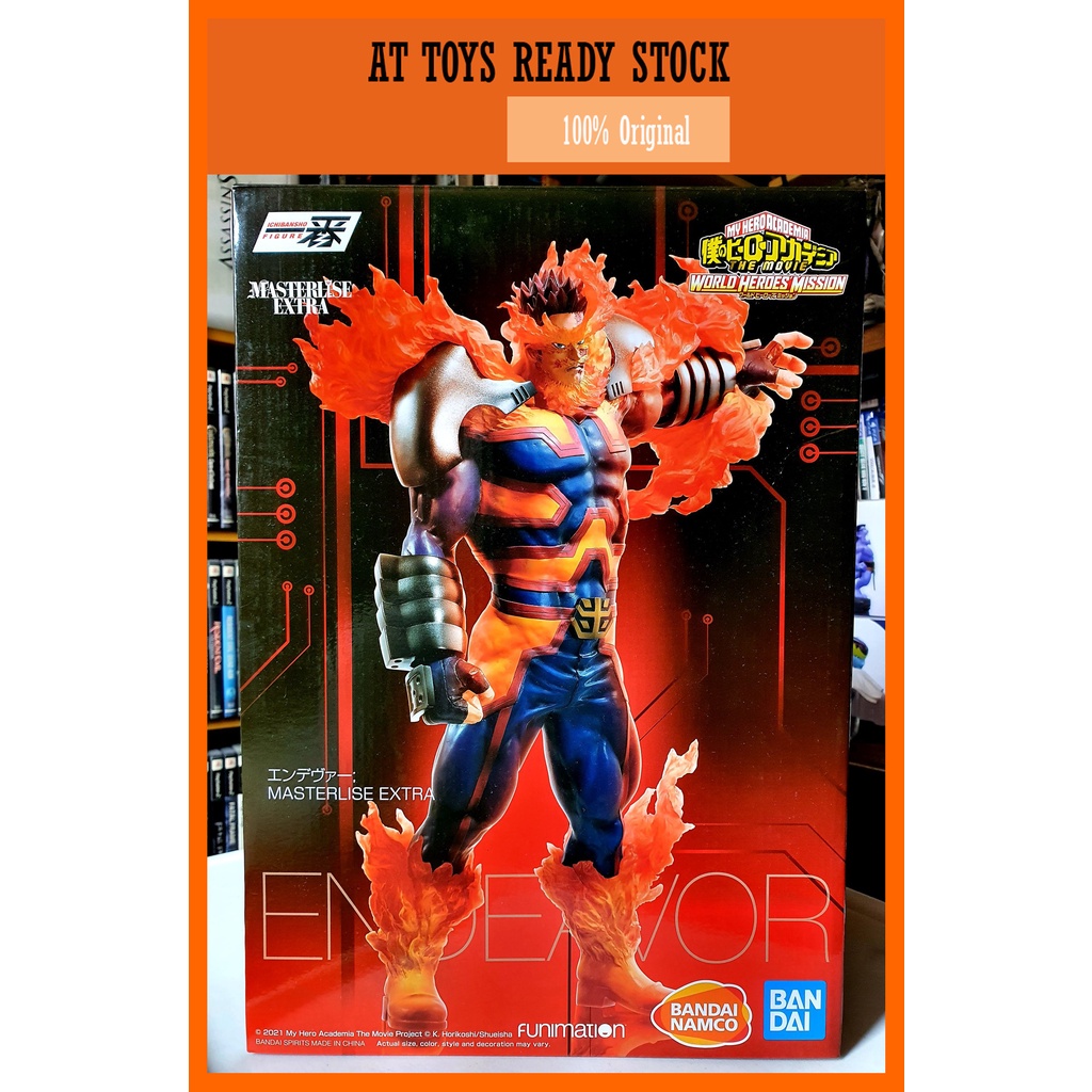 Tableau Sur Toile My Hero Academia - The Movic World Heroes Mission - Endeavor - Bandai