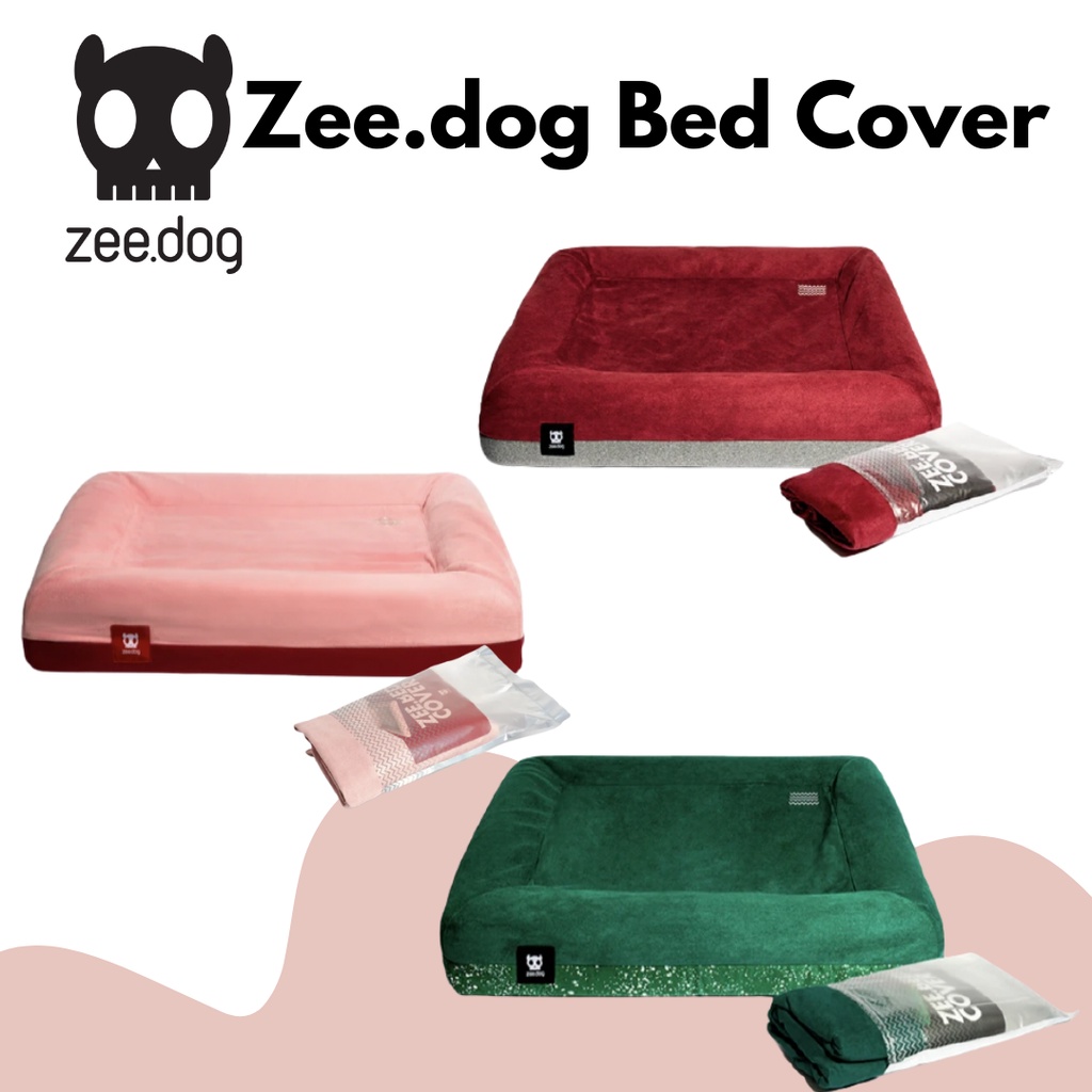 Zee.dog Bed Cover: Small and Large - Najima, Burgundy, Green, Dusk, Lotus, Watershield